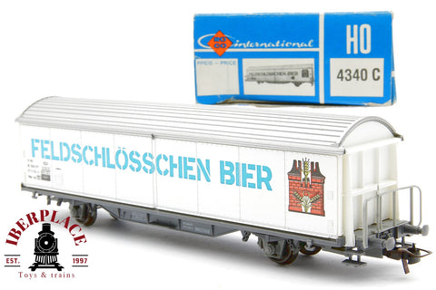 1:87 DC Roco 4340C Güterwagen vagón mercancías SBB CFF Feldschlösschen Bier H0 escala ho 00