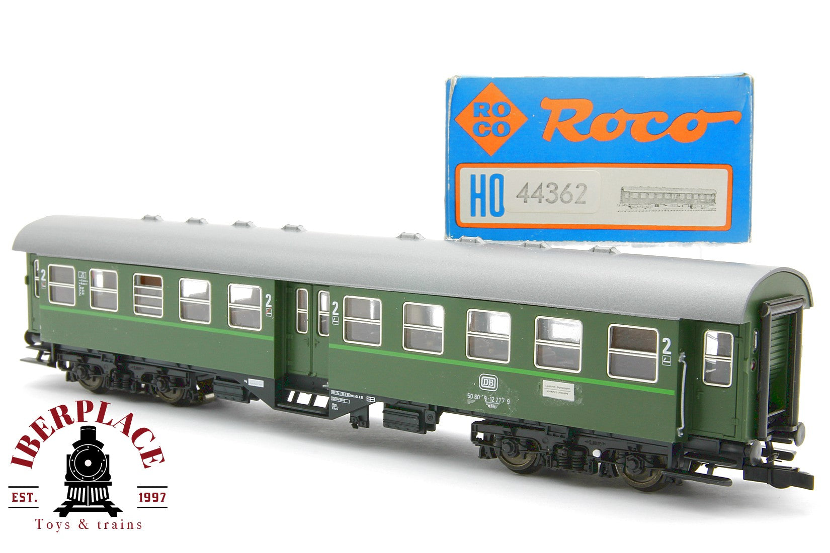 1:87 AC Roco 44362 Personenwagen vagon pasajeros  con luz DB 50 80 29-12 277-9 H0 escala ho 00