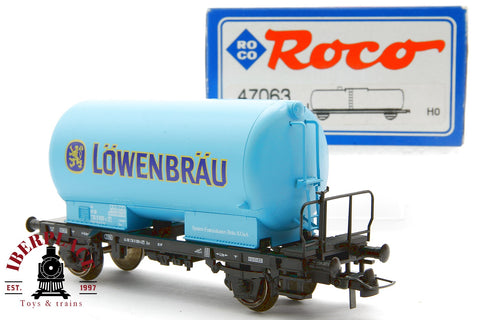 1:87 AC Roco 47063 Güterwagen vagón mercancías Löwenbräu DB 736 9 008-4 H0 escala ho 00
