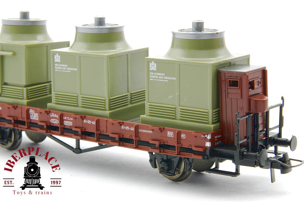 1:87 AC Roco 47045 Güterwagen vagón mercancías DR 61-05-40 H0 escala ho 00