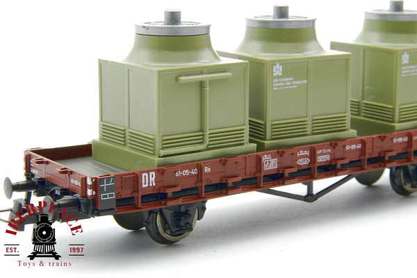 1:87 AC Roco 47045 Güterwagen vagón mercancías DR 61-05-40 H0 escala ho 00