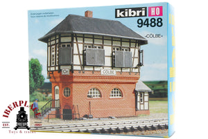 1:87 Kibri 9488 Stellwerk Cölbe casa de vigilancia ferroviaria 16.5x7x12.5cm H0 escala ho 00