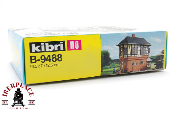 1:87 Kibri 9488 Stellwerk Cölbe casa de vigilancia ferroviaria 16.5x7x12.5cm H0 escala ho 00