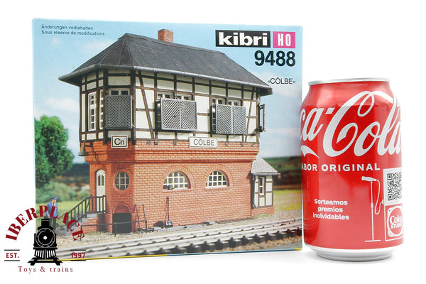 1:87 Kibri 9488 Stellwerk Cölbe casa de vigilancia ferroviaria 16.5x7x12.5cm H0 escala ho 00