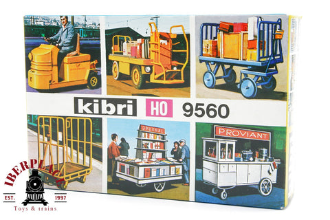 1:87 Kibri B-9560 Bahnhof Plattform LKW & Verkäufer  camion y vendedor H0 escala ho 00