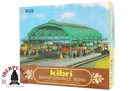 1:87 Kibri B-9522 Bahnsteighalle Bonn plataforma de estación 43x22x13.8cm H0 escala ho 00