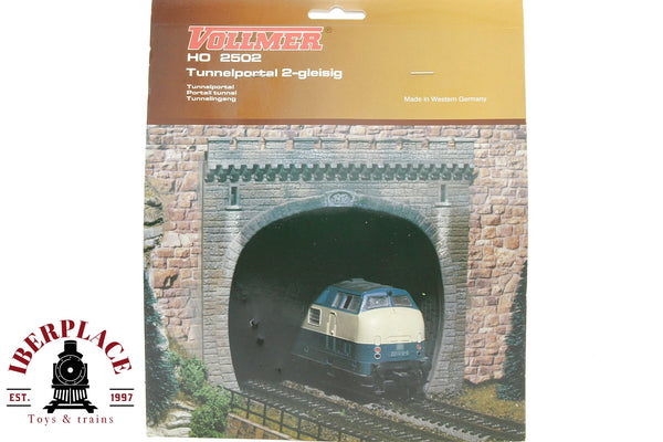 1:87 Vollmer 2502 Tunnelportal 2 gleisig Portal del túnel 2 vías H0 escala ho 00