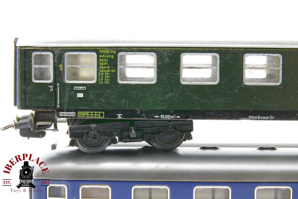 1:87 AC Märklin 3x vagones pasajeros y restaurante en metal DB DSG H0 Escala ho 00