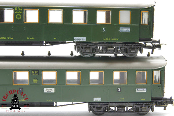 1:87 AC Märklin 7x 4143 4136 4137 vagones pasajeros DRG Ep II H0 Escala ho 00