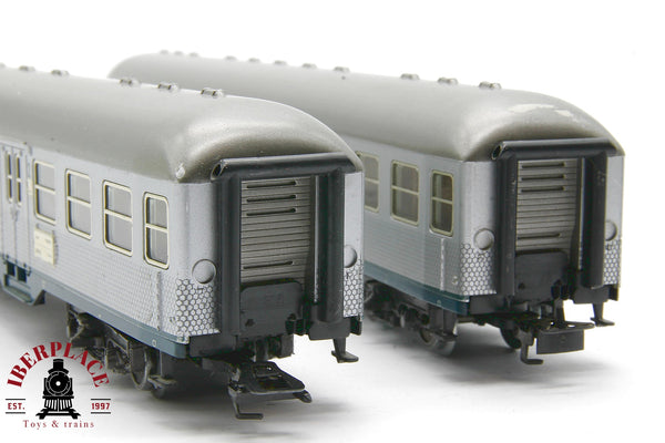 1:87 AC Märklin 4x 4159 4158 vagones pasajeros DB Silberlinge H0 Escala ho 00