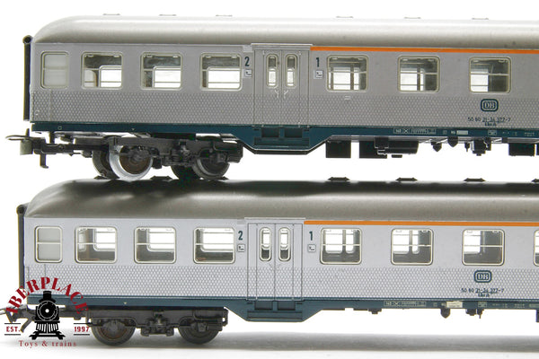 1:87 AC Märklin 4x 4159 4158 vagones pasajeros DB Silberlinge H0 Escala ho 00