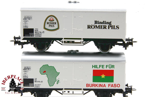 1:87 AC Primex Märklin 3x 4593 4597 vagones mercancías DB Burkina faso H0 escala ho 00