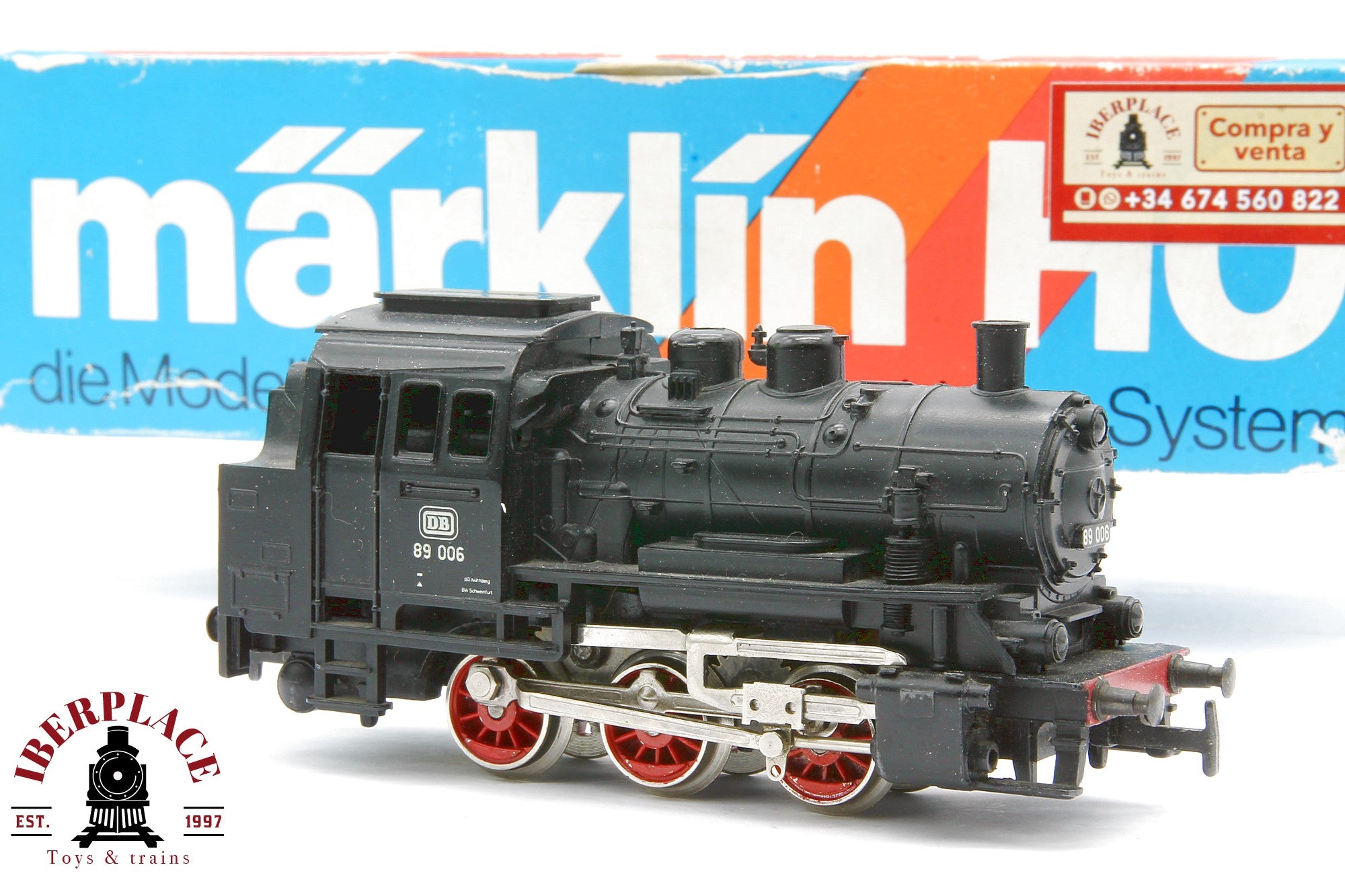 1:87 DC Märklin Hamo 3000 Locomotora de vapor DB 89 006 H0 escala ho 00