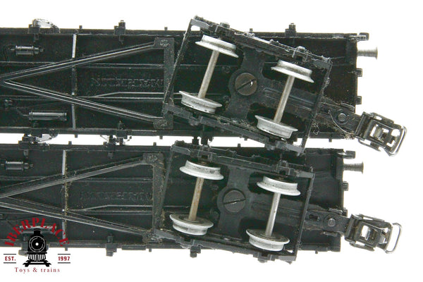 1:87 AC Märklin 3x vagones mercancías teleros DB en metal H0 escala ho 00