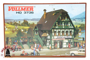 1:87 Vollmer 3736 Posada con carnicería 210x130x130mm H0 escala ho 00