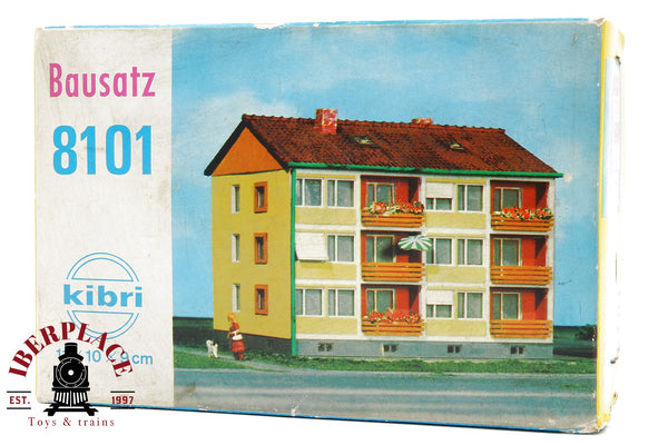 1:87 Kibri 8101 Etagenwohnhaus edificio de apartamentos 11x10x9cm H0 escala ho 00