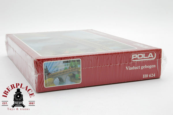 1:87 NEW Pola 624 Viadukt gebogen Viaducto curvo 205x63x63mm  Radius 357mm  H0 escala ho 00