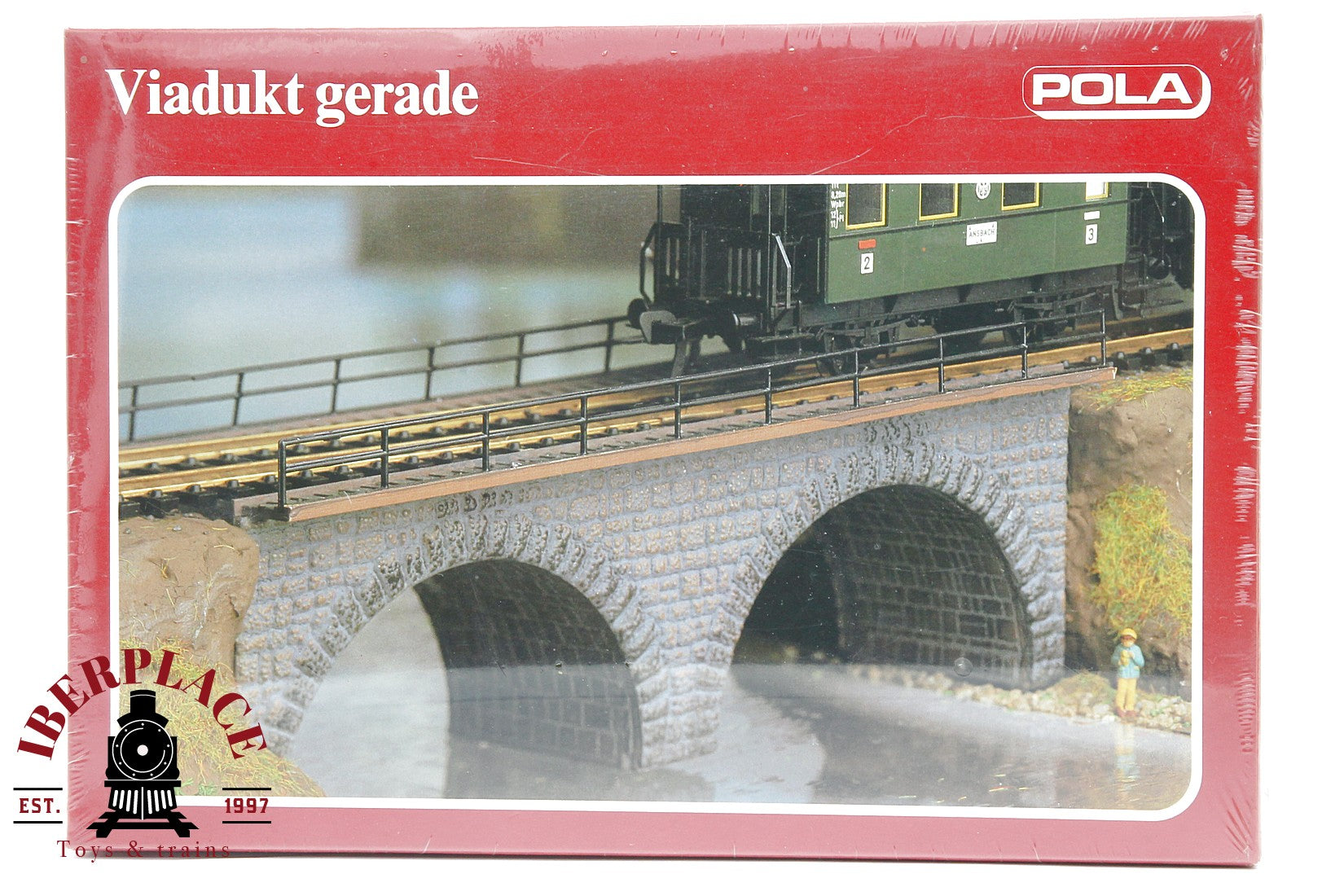 1:87 NEW Pola 625 Viadukt gerade Viaducto recto 180x63x63mm  H0 escala ho 00