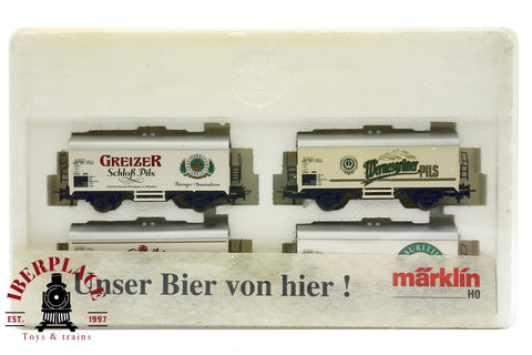 1:87 AC Märklin Güterwagen set Unser Bier von hier DB vagones mercancías H0 escala ho 00