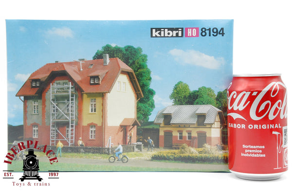 1:87 New Kibri  8194 Wohnhaus casa unifamiliar con andamio H0 escala ho 00