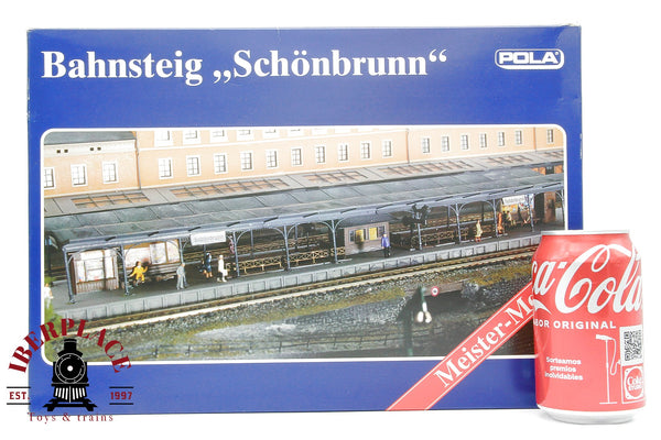 1:87 NEW POLA 860 Meister Modell Bahnsteig Schönbrunn plataforma anden 624x105x60cm H0 escala ho 00