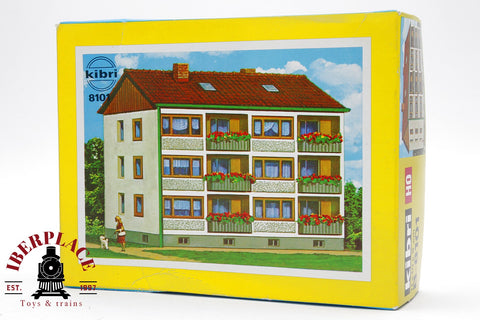 1:87 Kibri 8101 Etagenwohnhaus edificio de apartamentos 11x10x9cm H0 escala ho 00