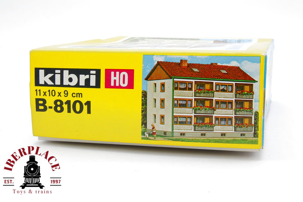 1:87 Kibri 8101 Etagenwohnhaus edificio de apartamentos 11x10x9cm H0 escala ho 00