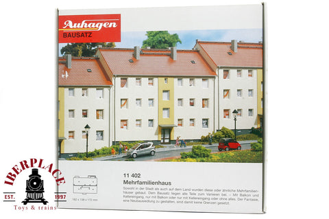 1:87 Auhagen 11 402 Mehrfamilienenhaus Edificio de apartamentos 182x138x172mm H0 escala ho 00