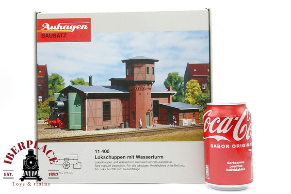 1:87 Auhagen 11 400 Lokschuppen mit Wasserturm cobertizo locomotora 245x120x127cm H0 escala ho 00