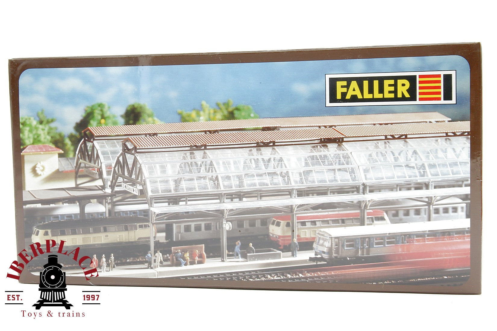 1:160 Faller 2128 Bahnhofshalle Techo de la plataforma 16.8x10.8x9cm N escala