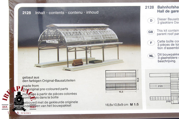 1:160 Faller 2128 Bahnhofshalle Techo de la plataforma 16.8x10.8x9cm N escala