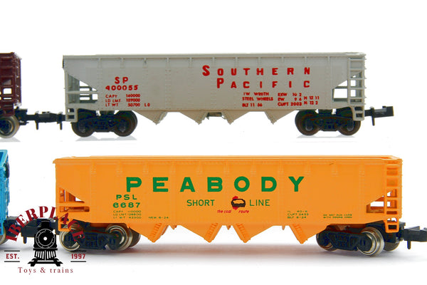 1:160 4x Bachmann Güterwagen Southern P. Peabody Pennsylvania vagones mercancías  N escala