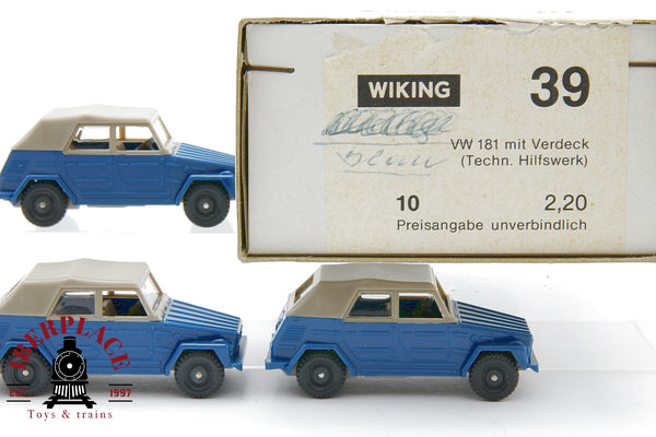 1/87 New Wiking 39 5x PKW Volkswagen 181 mit Verdeck coche con capota H0 00 escala