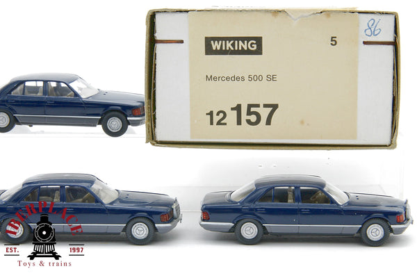 1/87 New Wiking 12 157 5x PKW Mercedes Benz MB 500 SE coche H0 00 escala