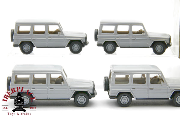 1/87 New Wiking 10 266 5x PKW Mercedes MB 230G coches turismo H0 00 escala