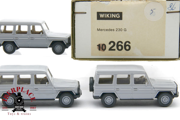 1/87 New Wiking 10 266 5x PKW Mercedes MB 230G coches turismo H0 00 escala