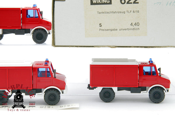 1/87 Nuevo Wiking 622 5x Tanklöschfahrzeug TLF 8/18 camiones de bomberos Mercedes MB H0 00 escala