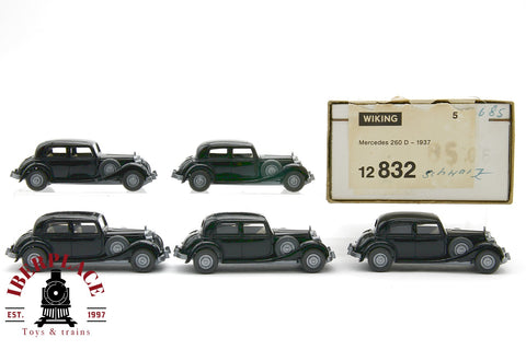 1/87 New Wiking 12 832 5x PKW Mercedes Benz MB 260 D Coches cars H0 00 escala