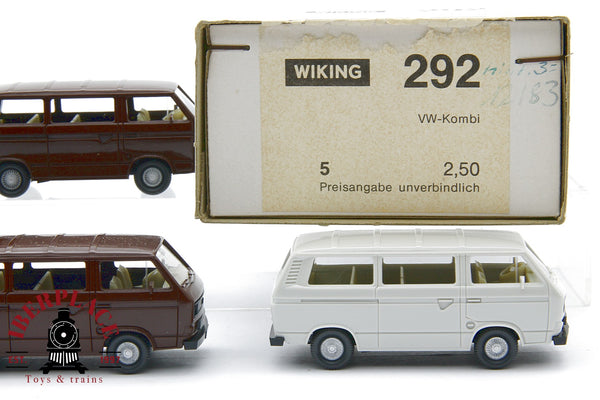 1/87 NEW Wiking 292 5x PKW Volkswagen VW Kombi Furgonetas coches H0 00 escala