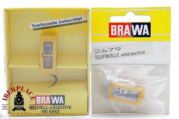 1:87 Brawa 4x 2679 5442 5444 Telefonzelle unbeleuchtet teléfono publico H0 escala ho 00