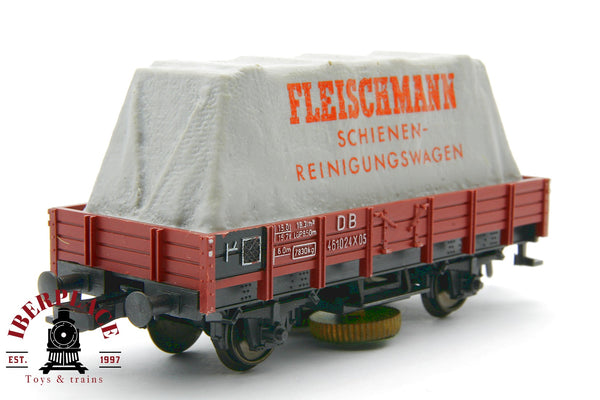 1:87 DC Fleischmann 5569 Schienenreinigungswagen DB 461024 vagón limpieza de railes H0 escala ho 00