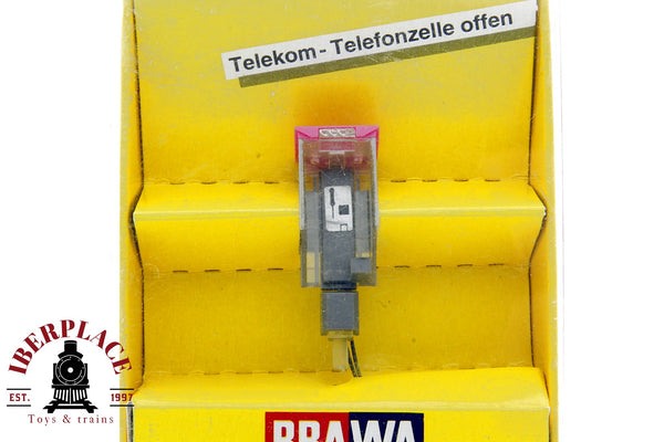 1:87 Brawa 5446 Telekom Telefonzelle offen cabina telefónica H0 escala ho 00