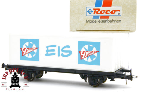1:87 DC Roco Güterwagen vagón mercancías EIS Schöller  H0 escala ho 00