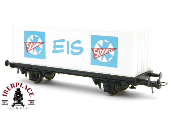 1:87 DC Roco Güterwagen vagón mercancías EIS Schöller  H0 escala ho 00