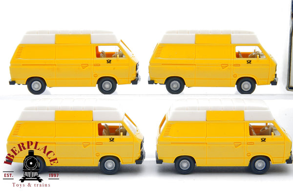 1/87 NEW Wiking 294 5x PKW Volkswagen Transporter VW Post furgon correos H0 00 escala
