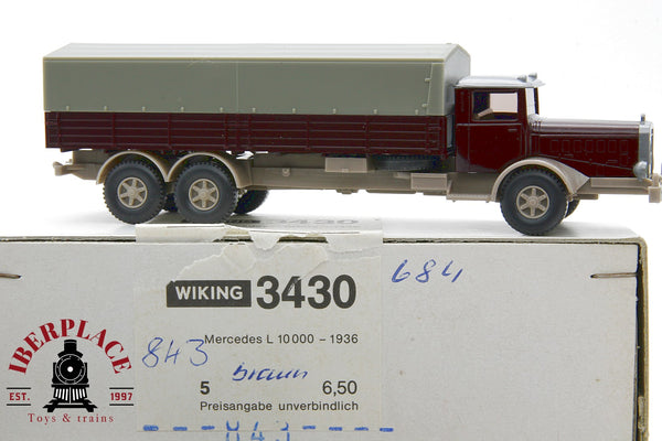 1/87 NEW Wiking 3430 LKW 5x Mercedes Benz MB L10 000 - 1936 camiones H0 00 escala