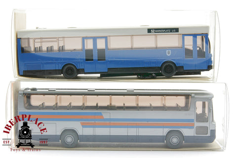 1/87 WIKING 2x 712 703 Stadtbus Reisebus MAN Mercedes MB escala ho 00