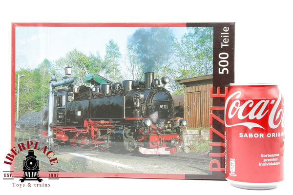 NEW Fichtelbergbahn Puzzle 500 Teile Dampflok Puzzle de locomotora 36x49