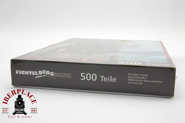 NEW Fichtelbergbahn Puzzle 500 Teile Dampflok Puzzle de locomotora 36x49