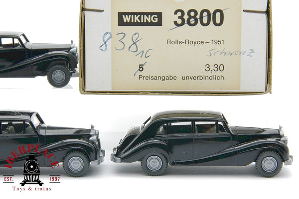1/87 WIKING 3800 PKW Rolls Royce 1951 coches car ho escala